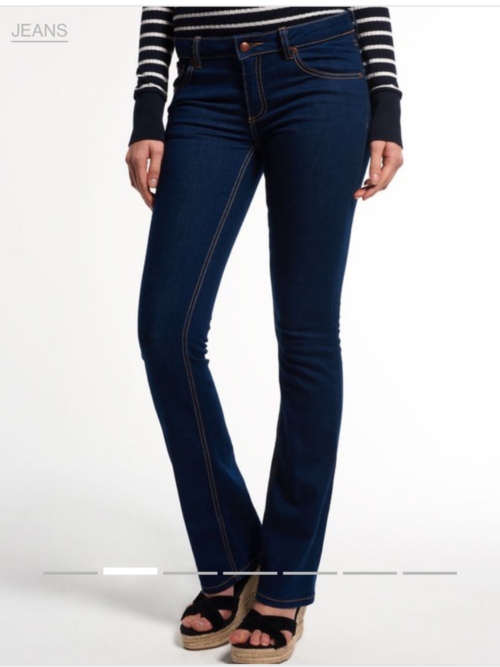 SUPERDRY Ladies ZADIE flared dark blue Jeans - 28 Y2K vibes